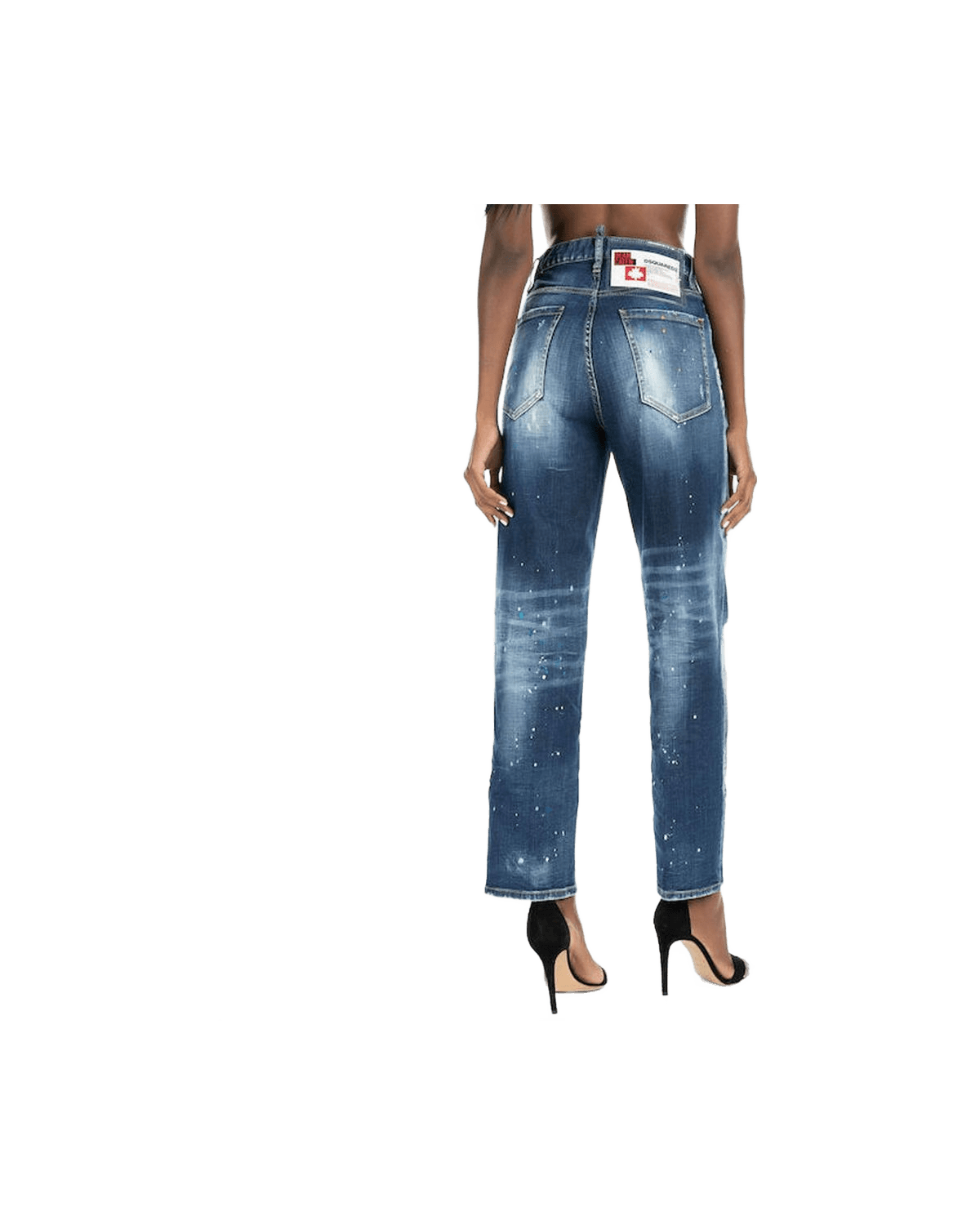 Dsquared² Blue Cotton Boyfriend Jeans Glam Steals