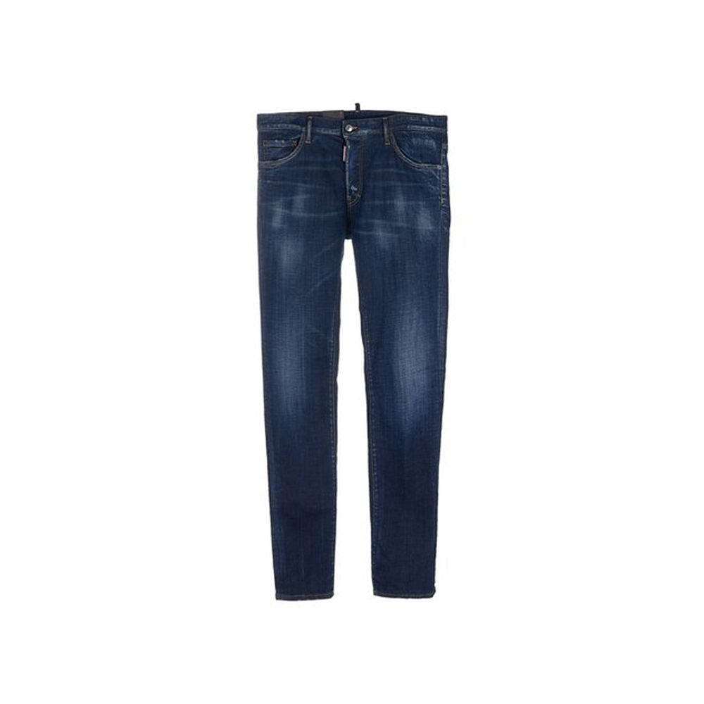 Dsquared² Blue Cotton Skinny Jeans Glam Steals