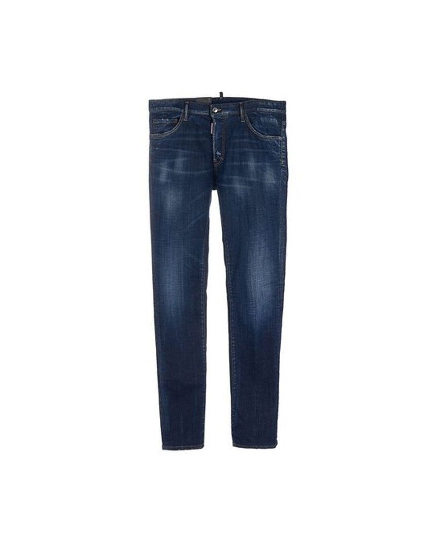 Dsquared² Blue Cotton Skinny Jeans Jeans