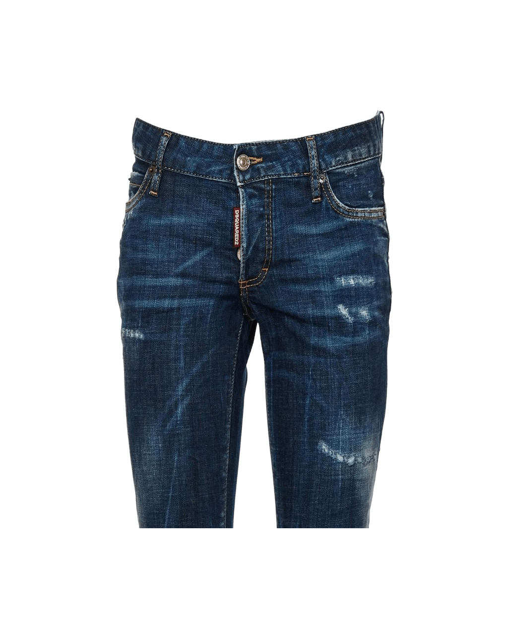 Dsquared² Blue Cotton Skinny Jeans Glam Steals