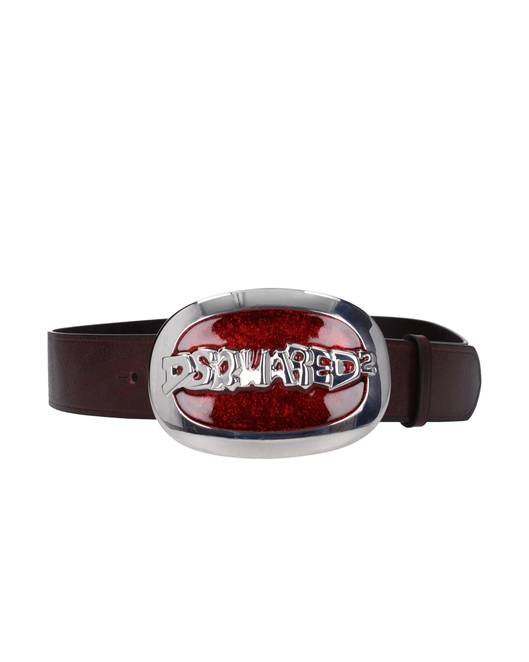 Dsquared² Brown Leather Regular Belts Glam Steals