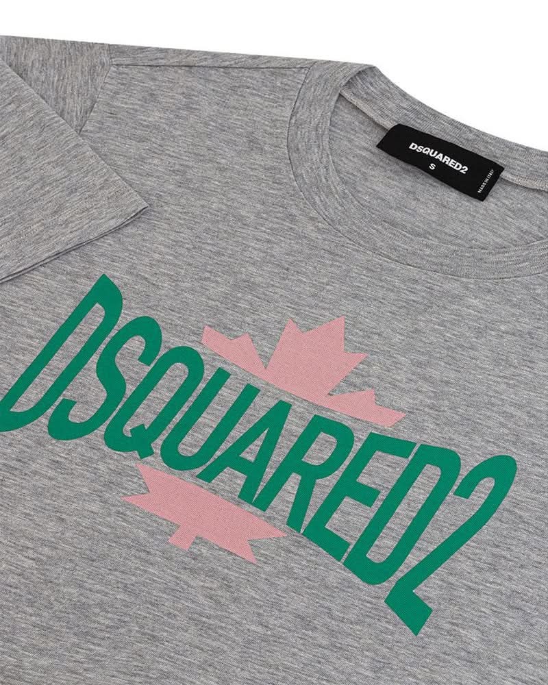 Dsquared² Gray Cotton T-Shirt T-Shirts