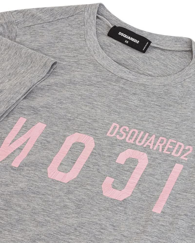 Dsquared² Gray Cotton T-shirt T-Shirts