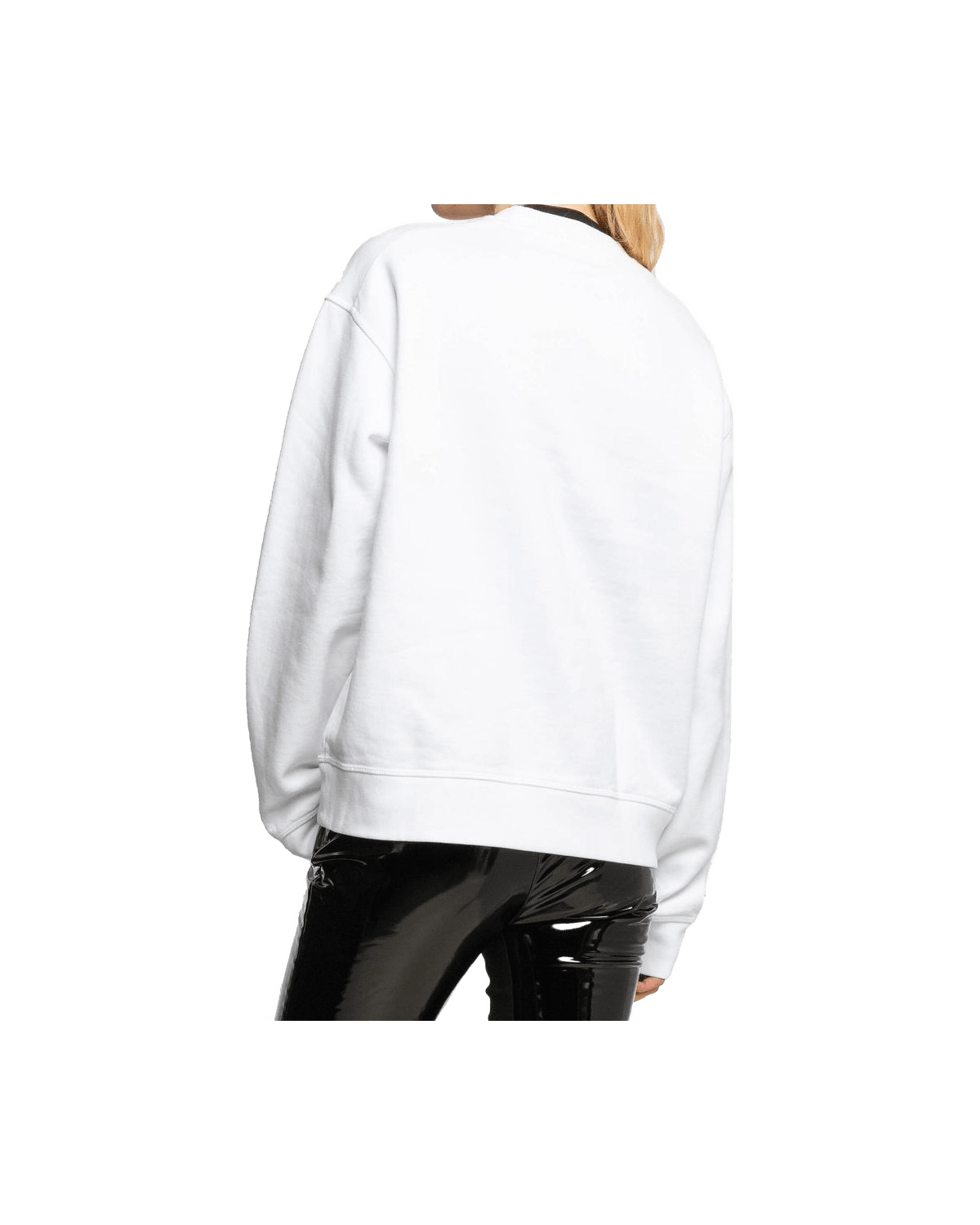 Dsquared² White Cotton Sweat-shirt Glam Steals