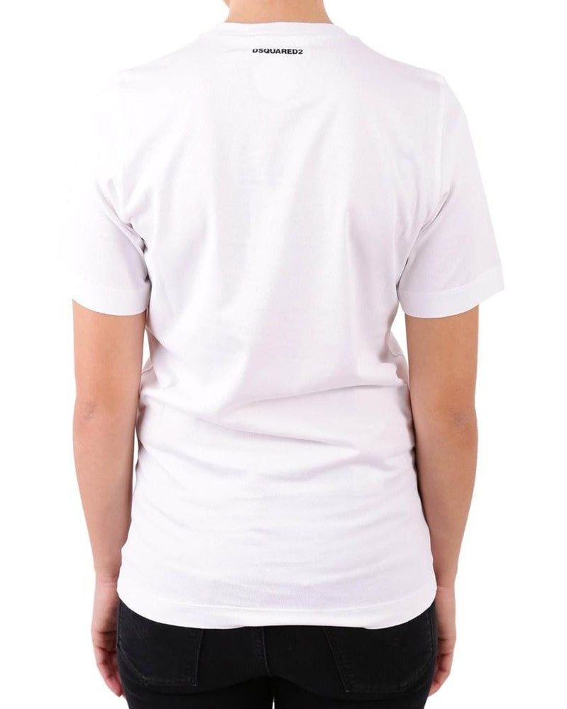 Dsquared² White Cotton T-Shirt T-Shirts