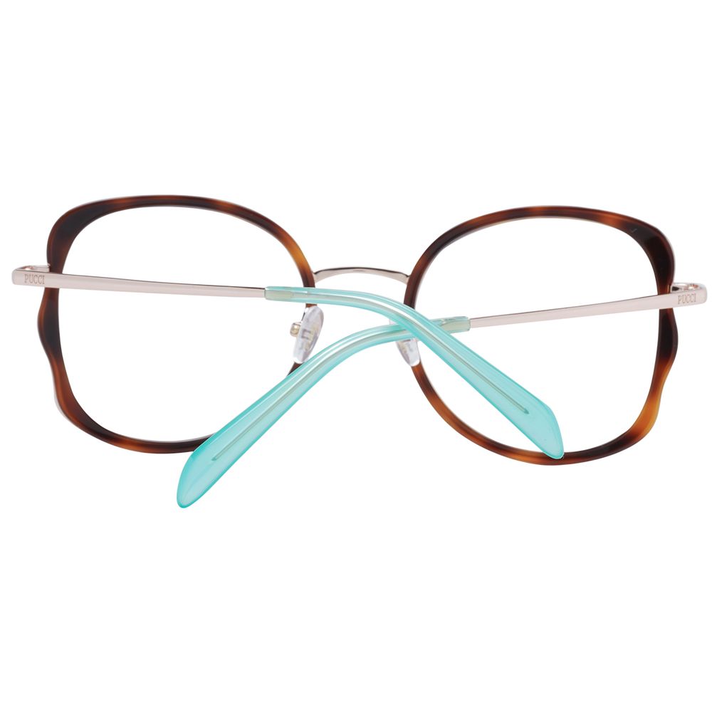Emilio Pucci Brown Women Optical Frame Glam Steals