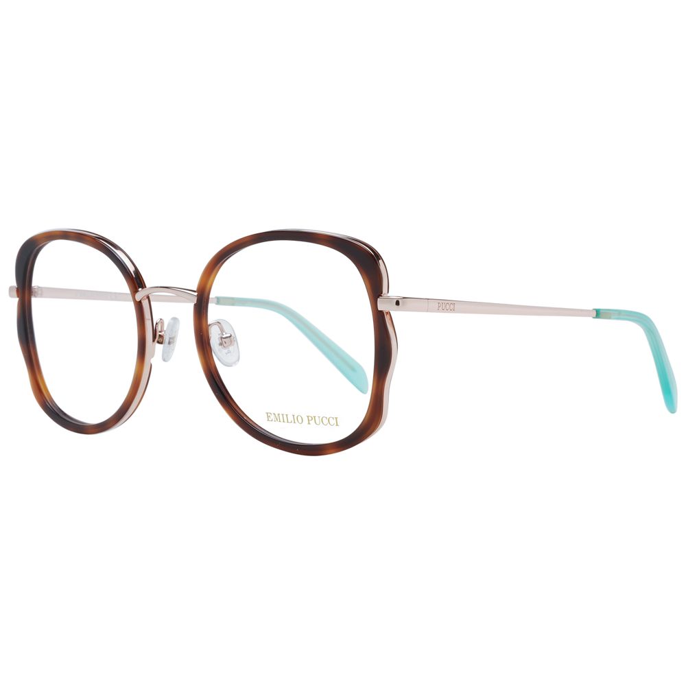 Emilio Pucci Brown Women Optical Frame Glam Steals