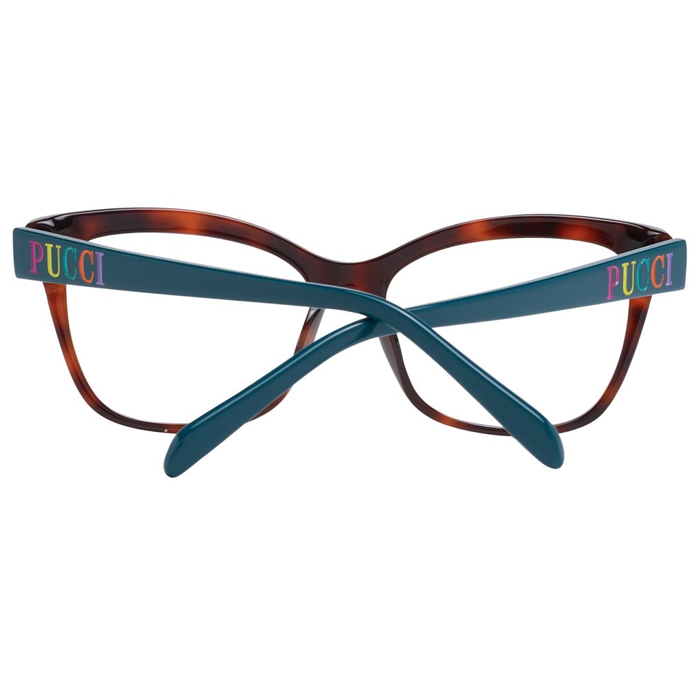 Emilio Pucci Brown Women Optical Frame Glam Steals