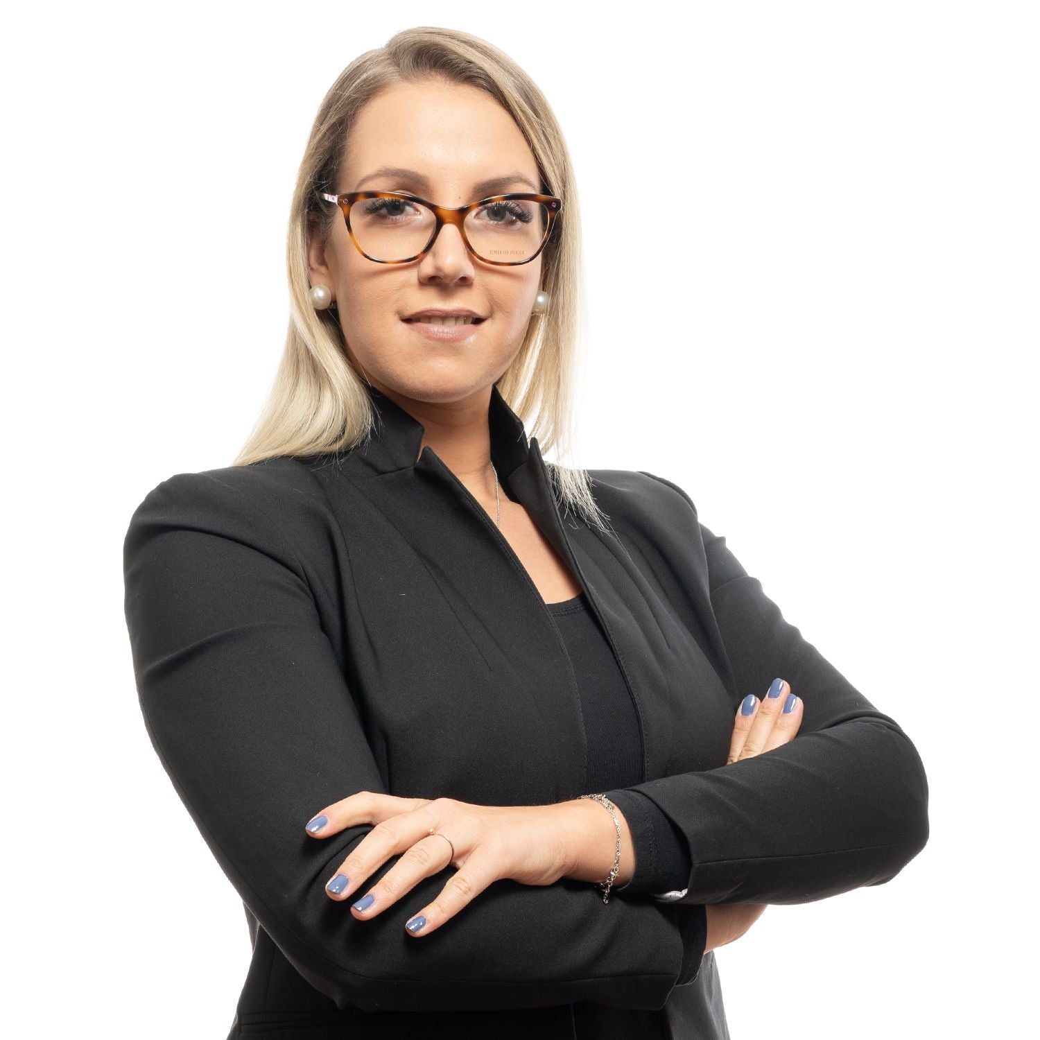 Emilio Pucci Brown Women Optical Frame Glam Steals