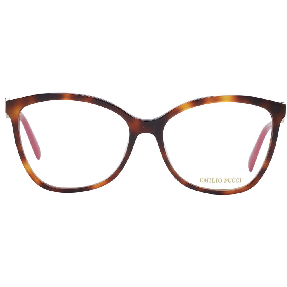 Emilio Pucci Brown Women Optical Frame Glam Steals