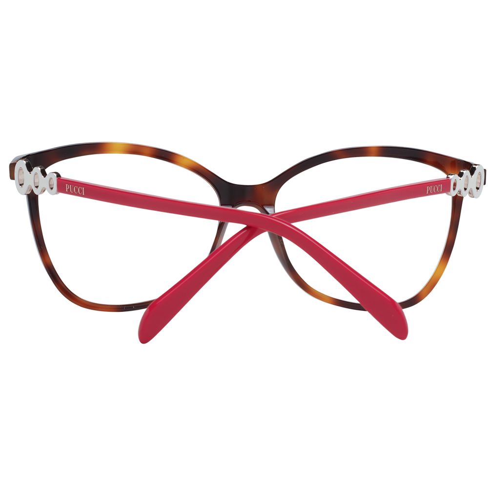 Emilio Pucci Brown Women Optical Frame Glam Steals