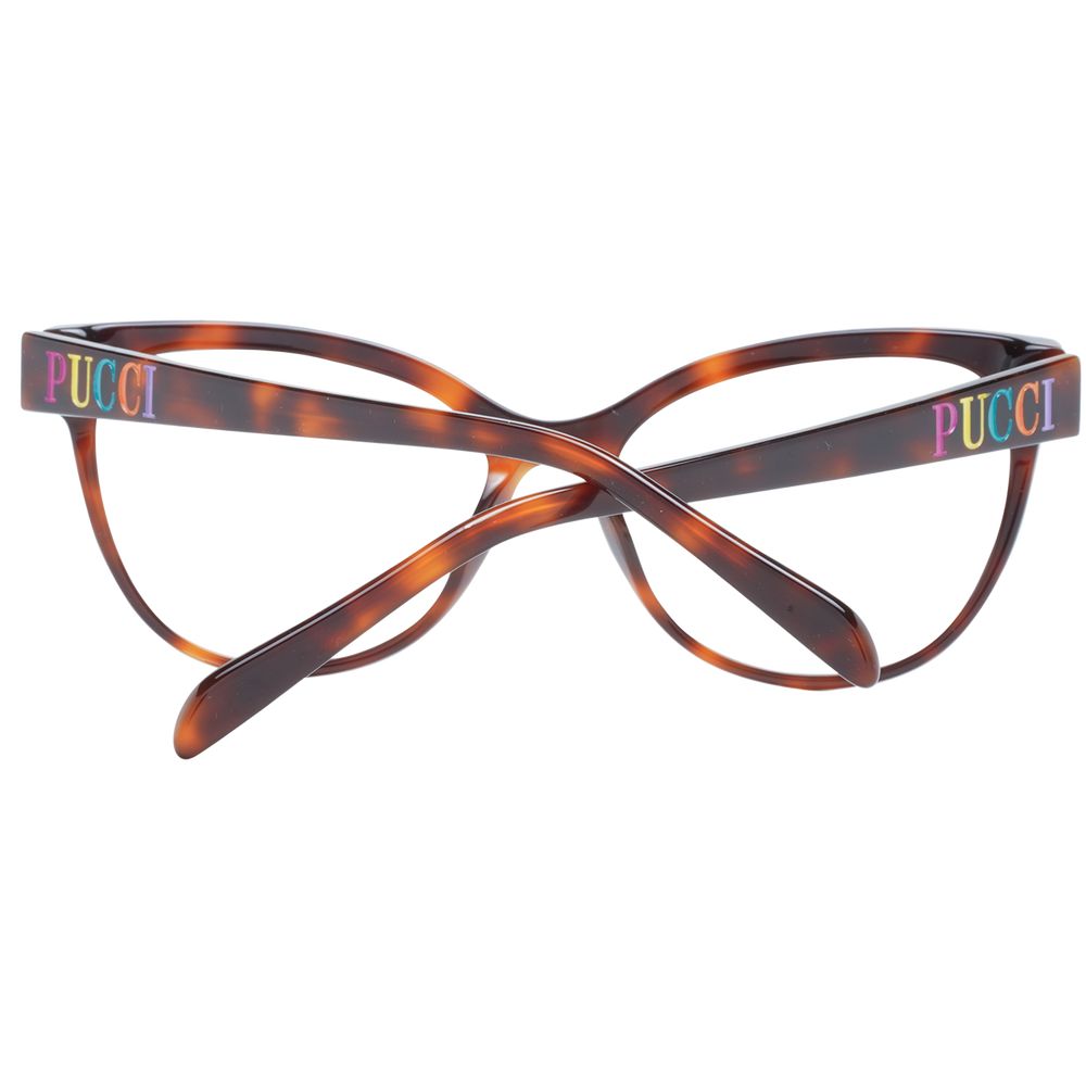 Emilio Pucci Brown Women Optical Frame Glam Steals