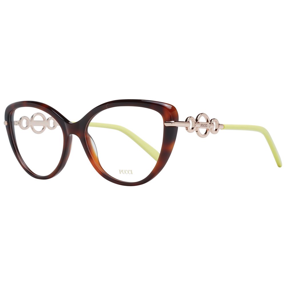 Emilio Pucci Brown Women Optical Frame Glam Steals