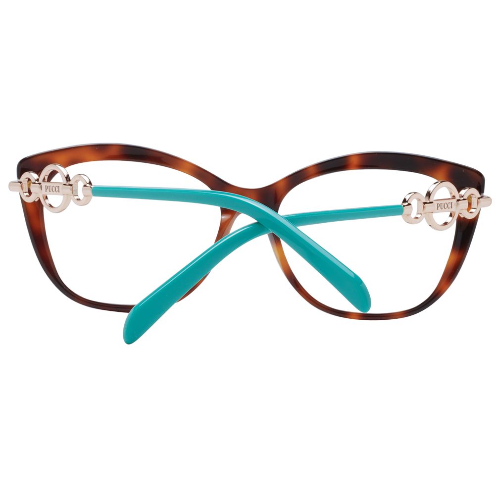 Emilio Pucci Brown Women Optical Frame Glam Steals