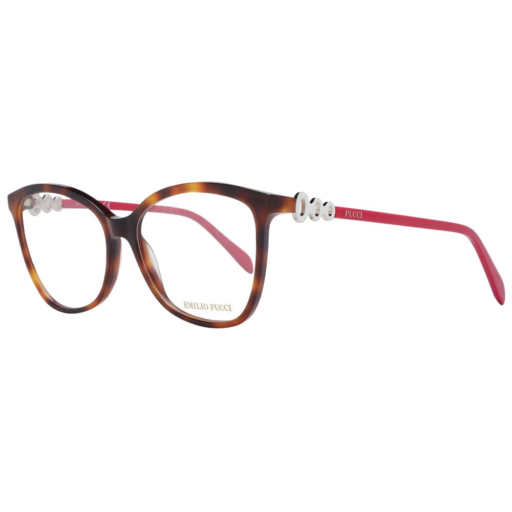 Emilio Pucci Brown Women Optical Frame Glam Steals