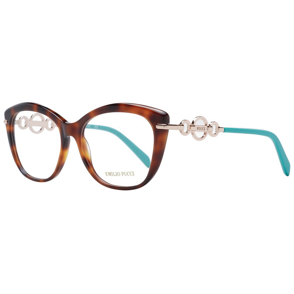 Emilio Pucci Brown Women Optical Frame Glam Steals