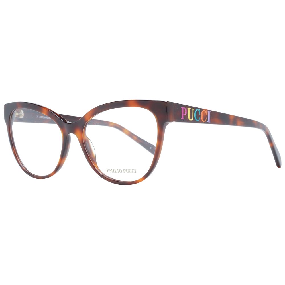 Emilio Pucci Brown Women Optical Frame Glam Steals
