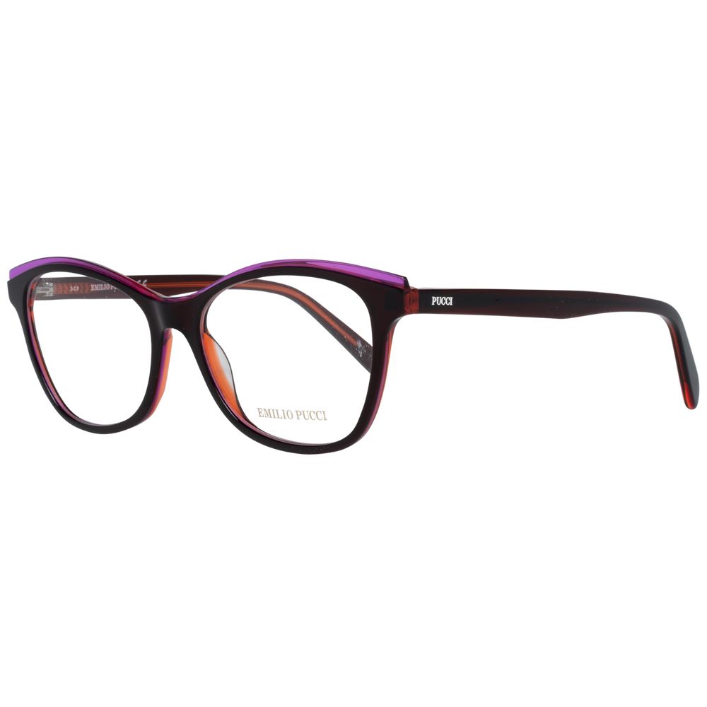 Emilio Pucci Burgundy Women Optical Frame Glam Steals