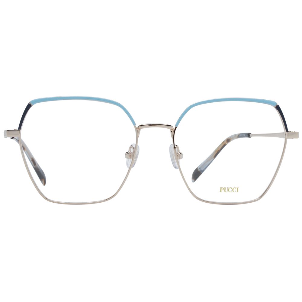 Emilio Pucci Gold Women Optical Frame Glam Steals