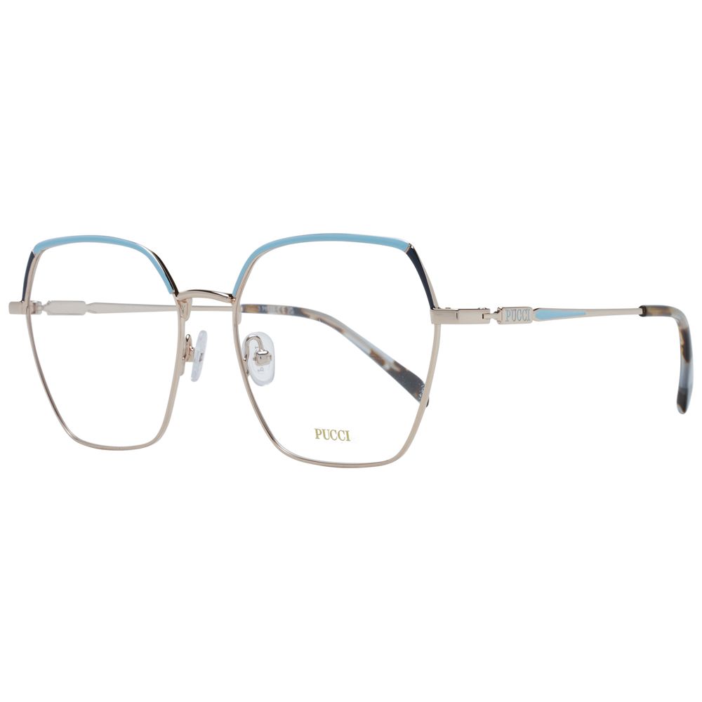 Emilio Pucci Gold Women Optical Frame Glam Steals