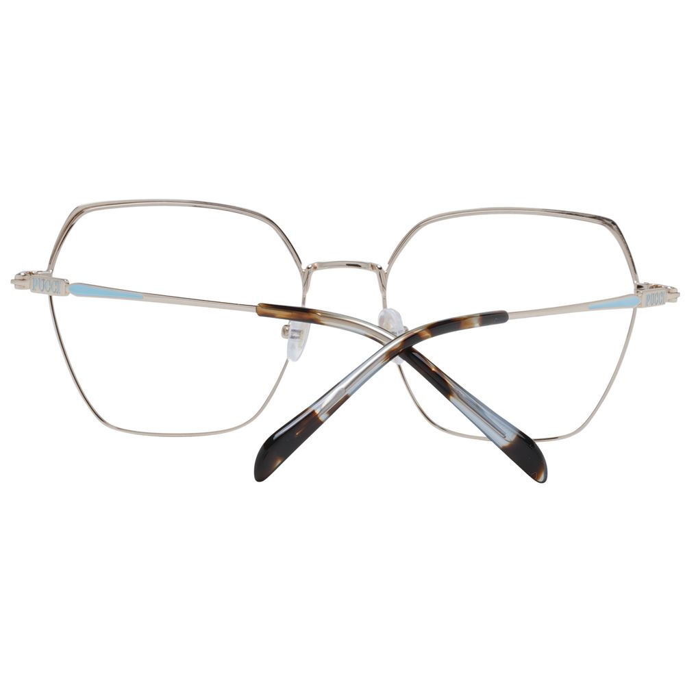 Emilio Pucci Gold Women Optical Frame Glam Steals