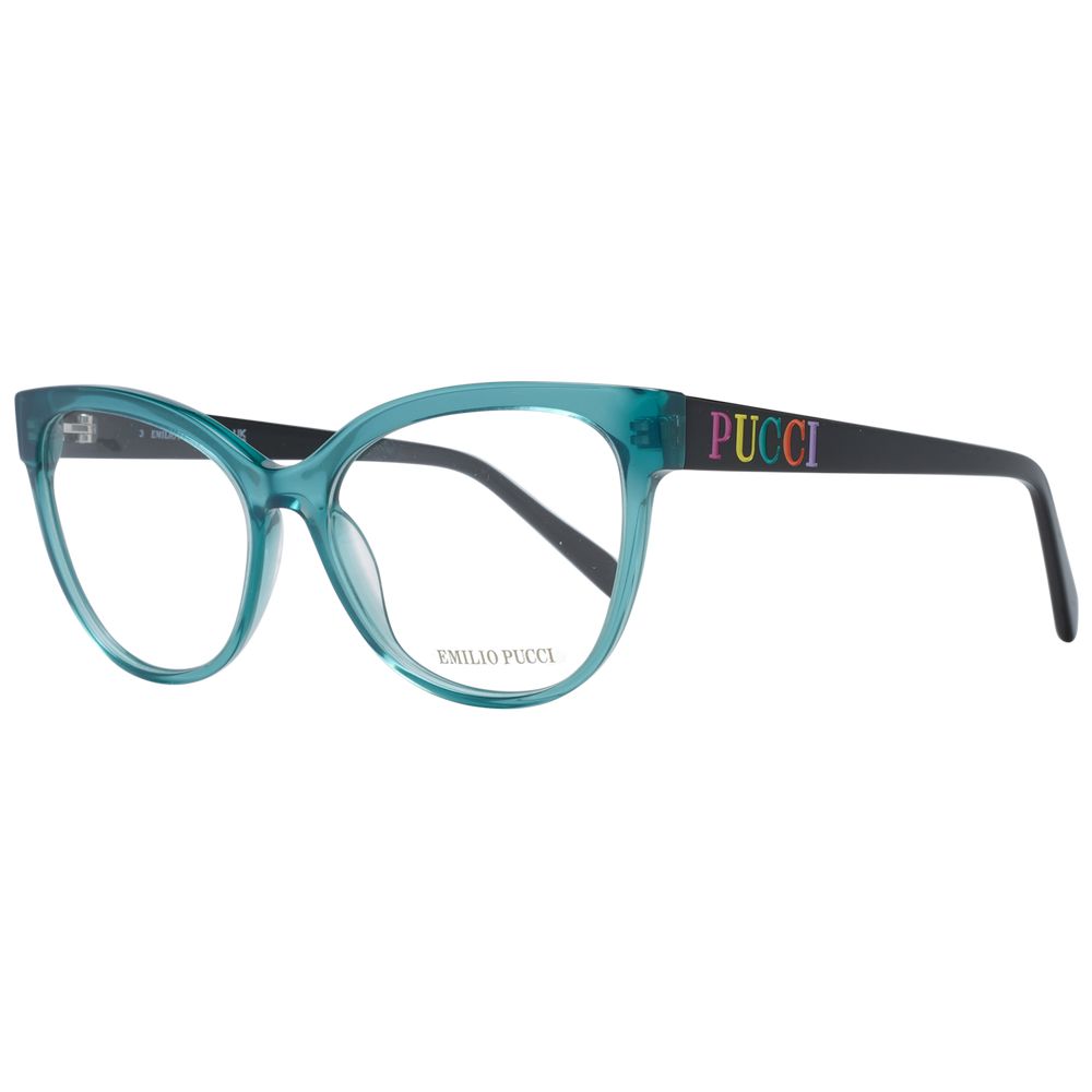 Emilio Pucci Green Women Optical Frame Glam Steals