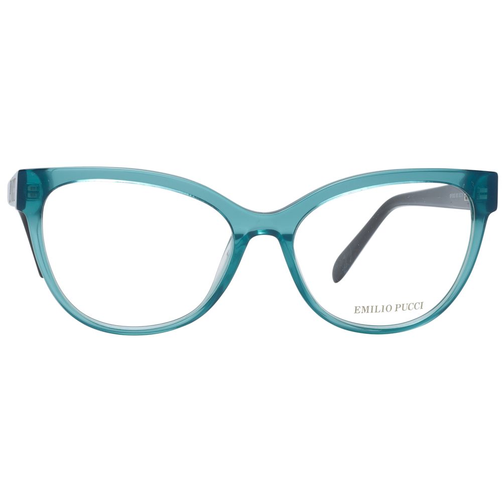 Emilio Pucci Green Women Optical Frame Glam Steals