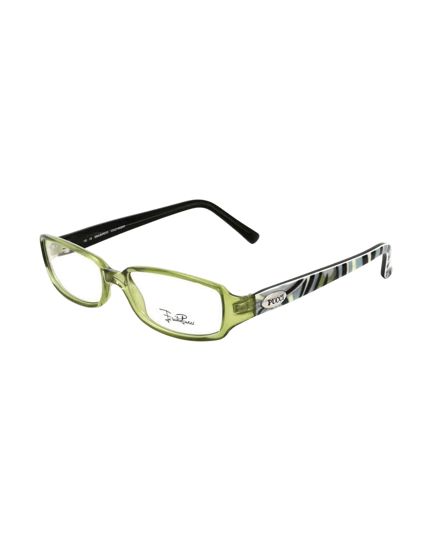 Emilio Pucci Plastic Green Frame Glam Steals