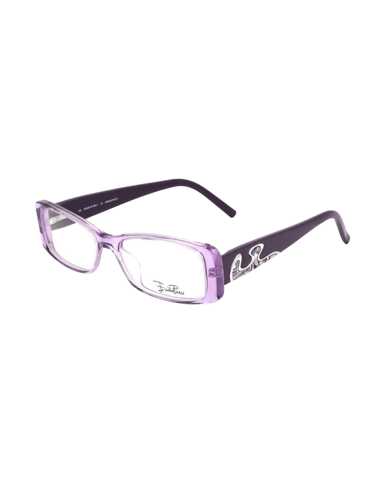 Emilio Pucci Plastic Purple Frame Glam Steals