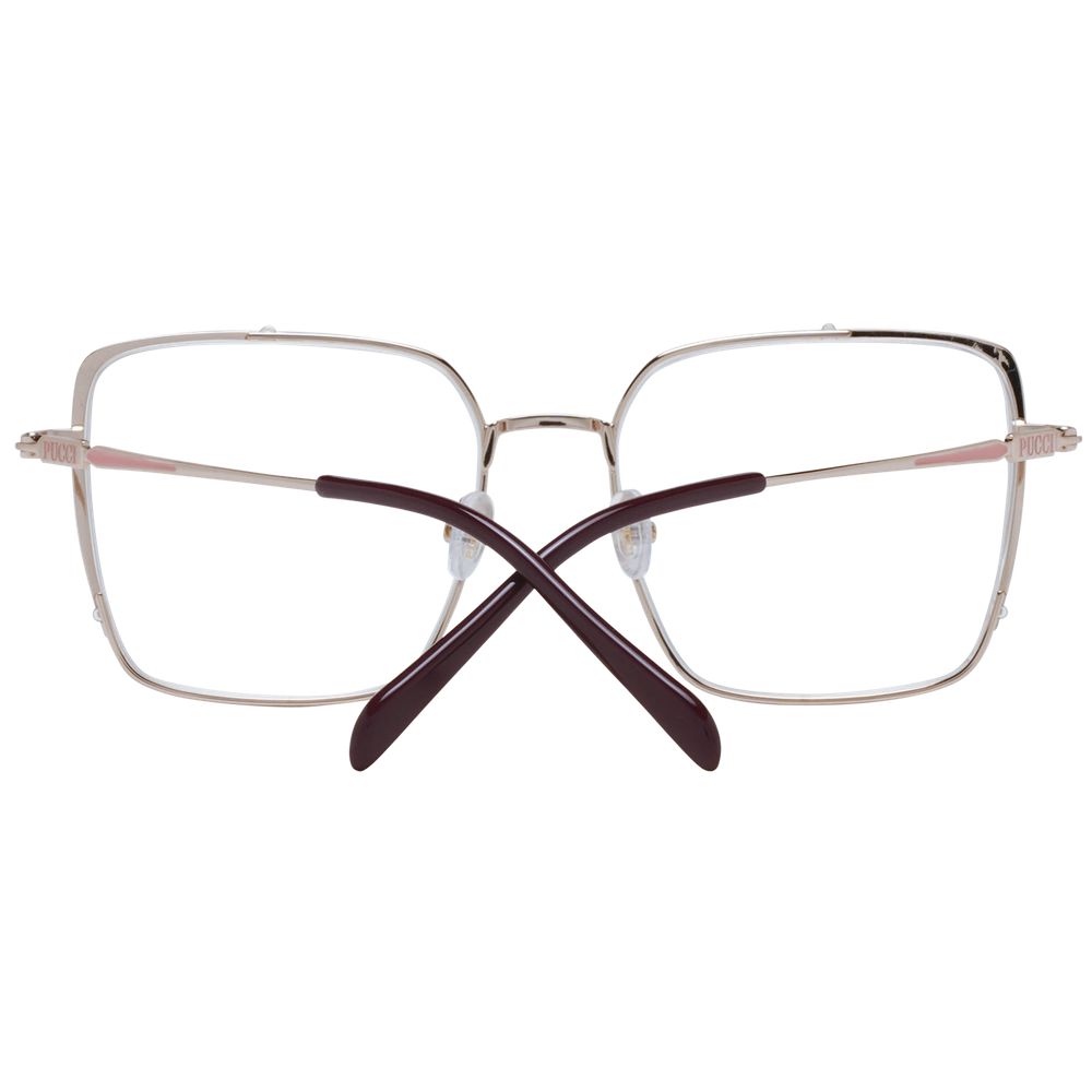 Emilio Pucci Silver Women Optical Frame Glam Steals