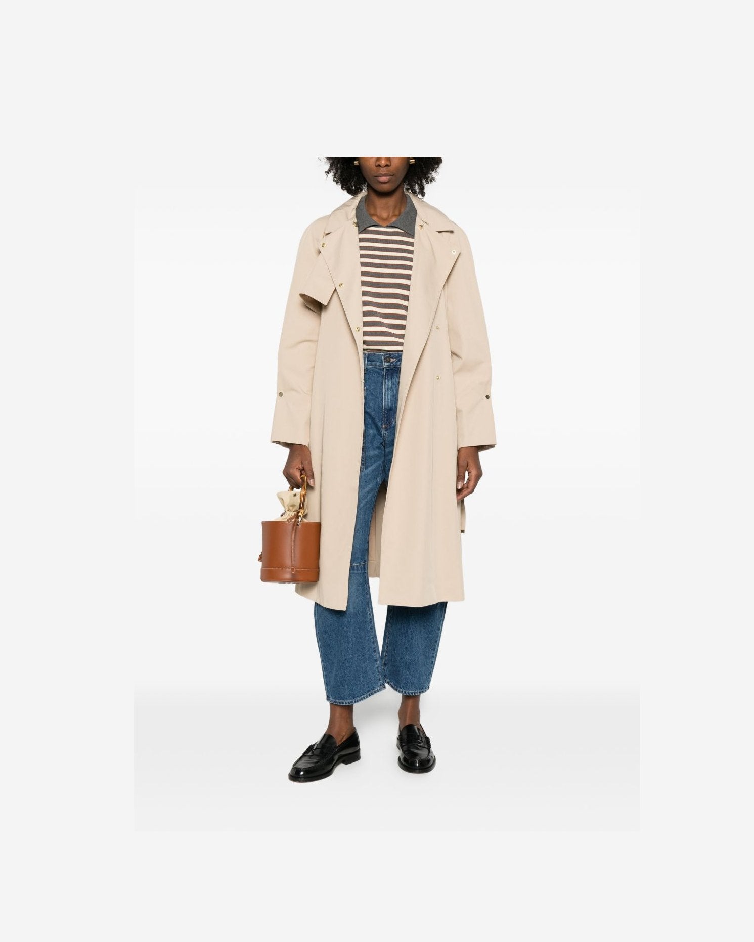 Emporio Armani Beige Coat Glam Steals