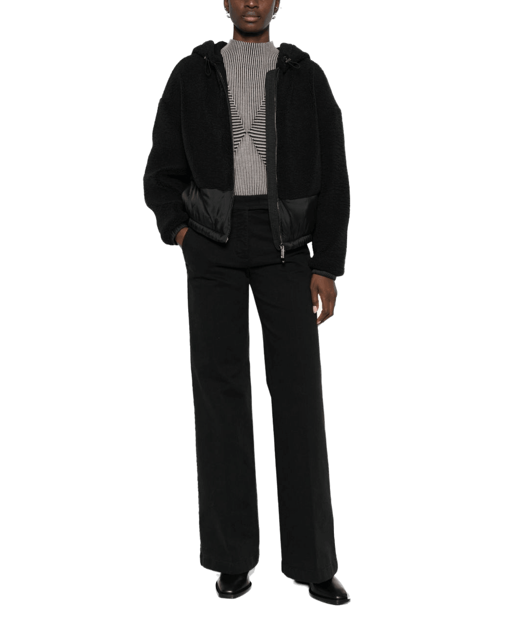 Emporio Armani Black Coat Glam Steals