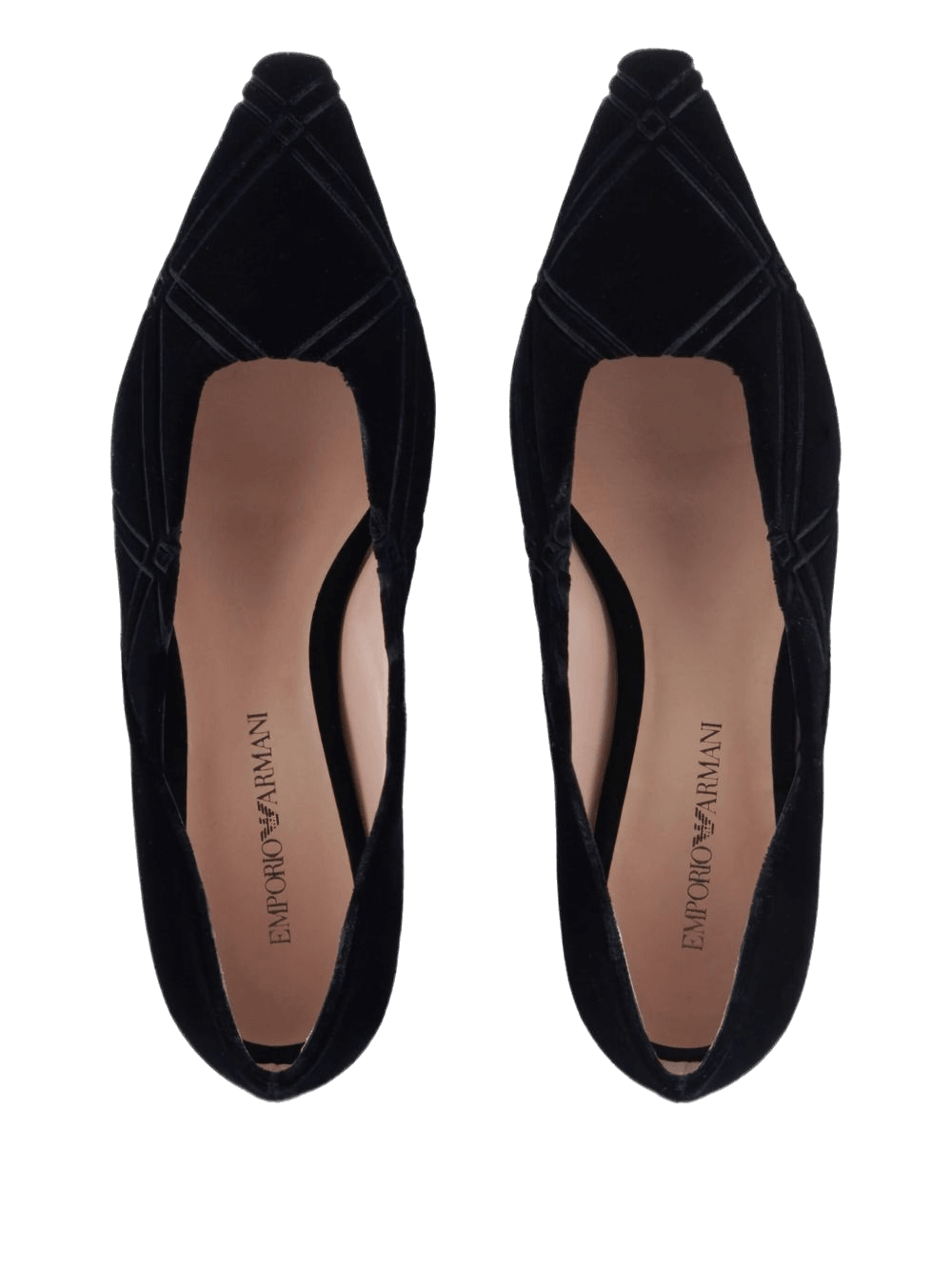 Emporio Armani Black Flat Shoes Glam Steals