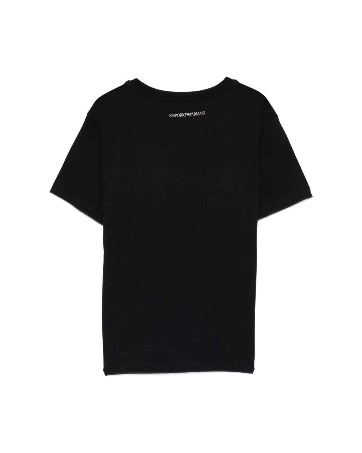 Emporio Armani Black Polo T-shirt Glam Steals