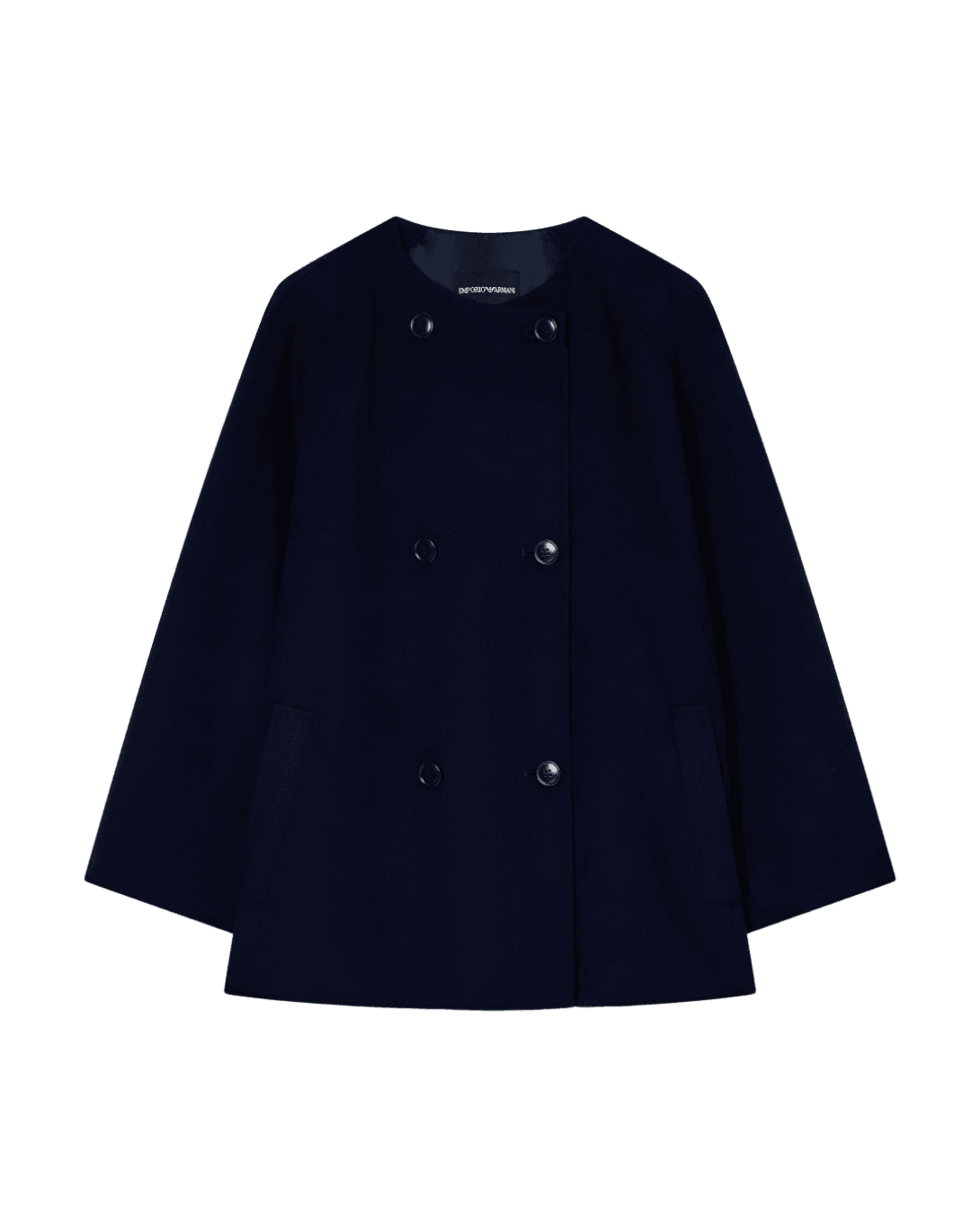 Emporio Armani Blue Coat Glam Steals