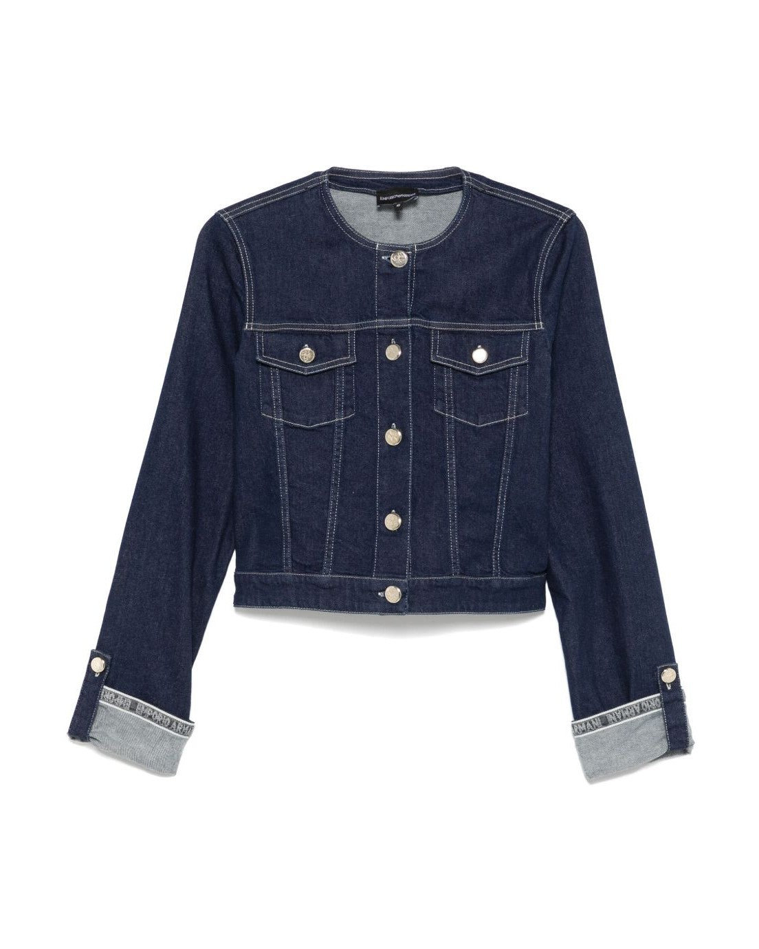 Emporio Armani Blue Coat Glam Steals