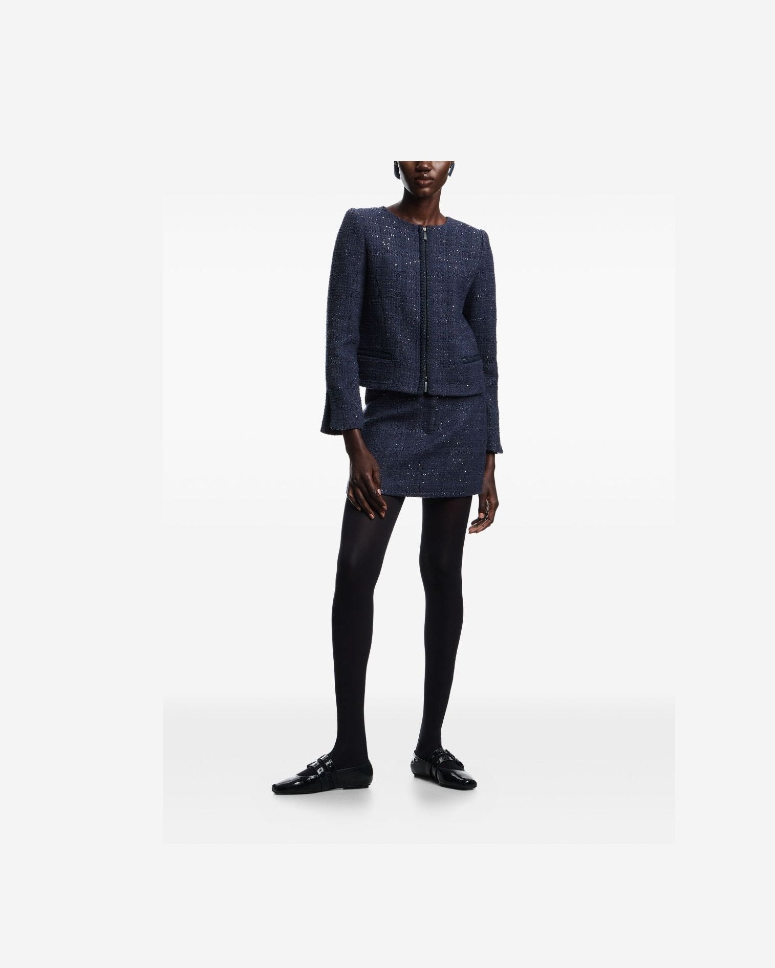 Emporio Armani Blue Jacket Glam Steals