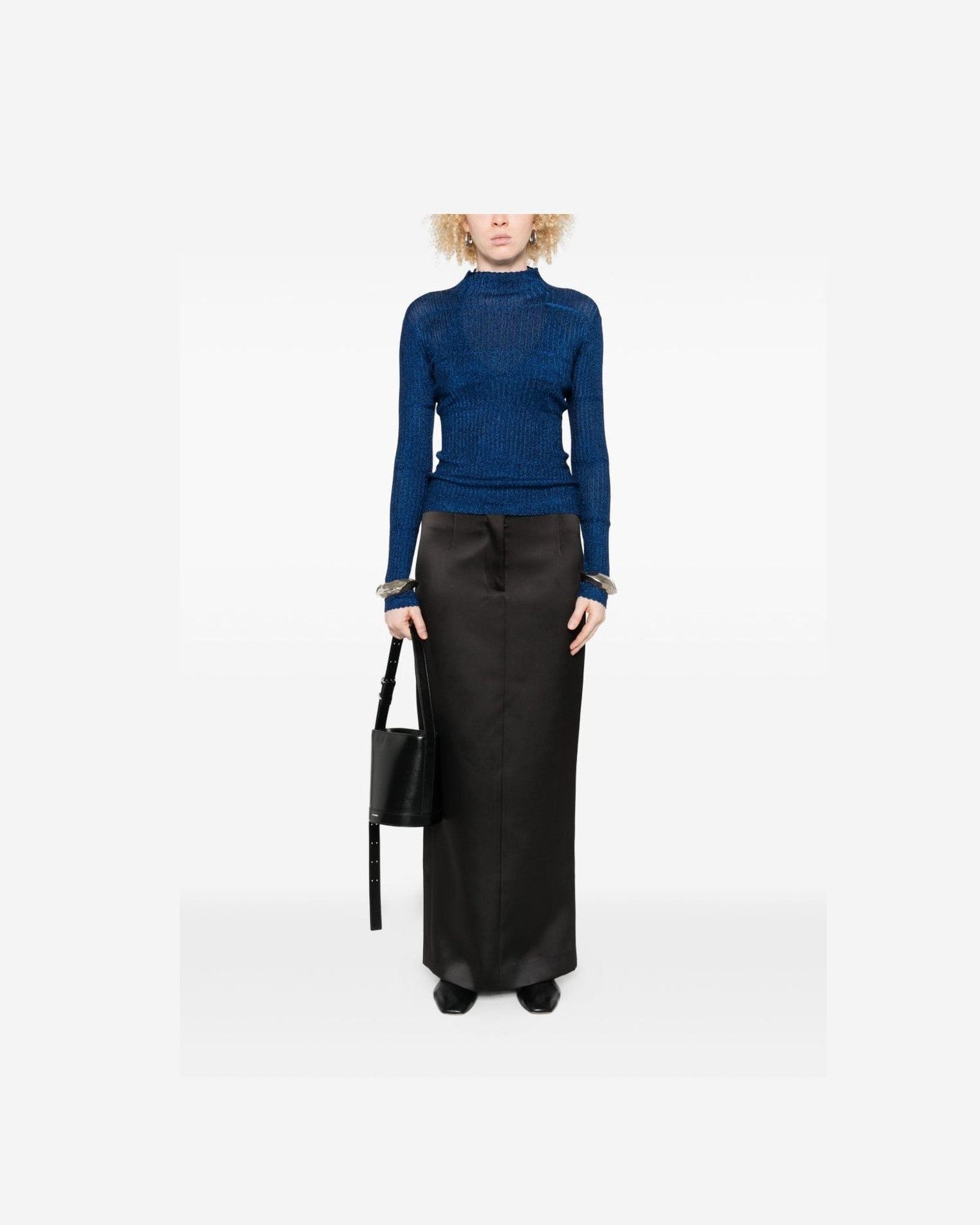 Emporio Armani Blue Sweater Glam Steals