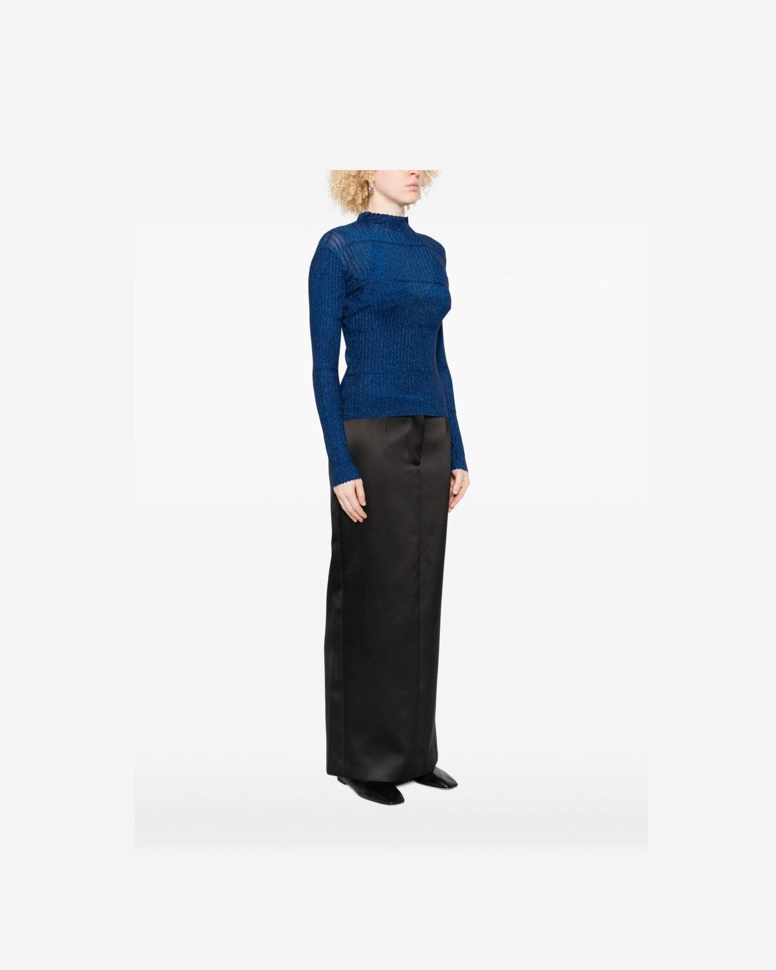 Emporio Armani Blue Sweater Glam Steals