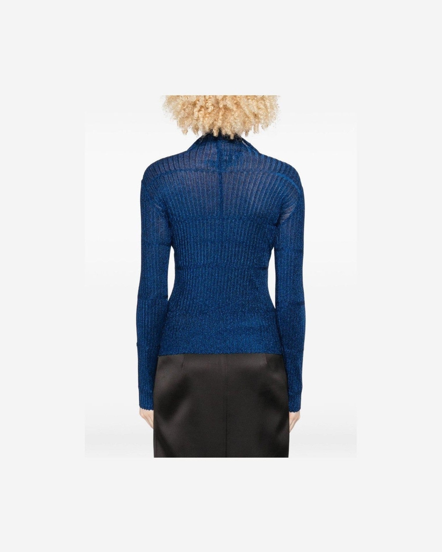 Emporio Armani Blue Sweater Glam Steals