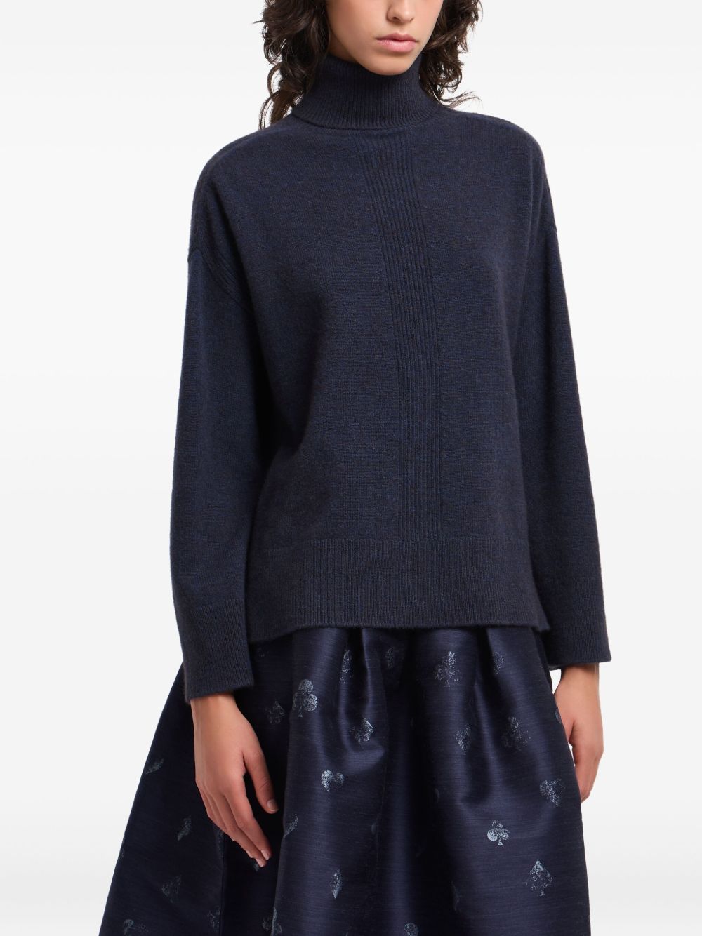 Emporio Armani Blue Sweater Glam Steals
