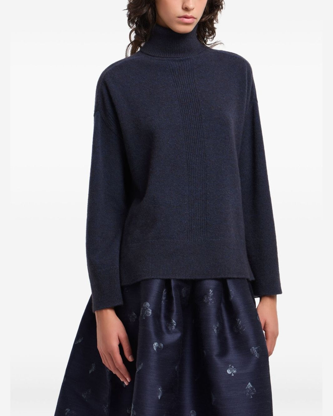 Emporio Armani Blue Sweater Glam Steals