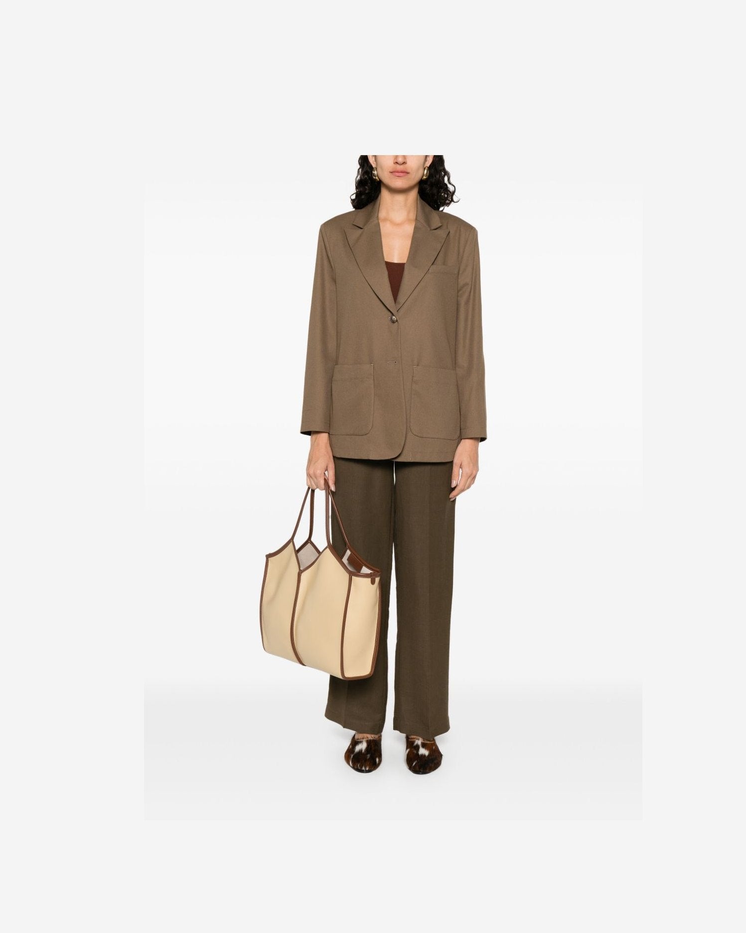 Emporio Armani Brown Jacket Glam Steals
