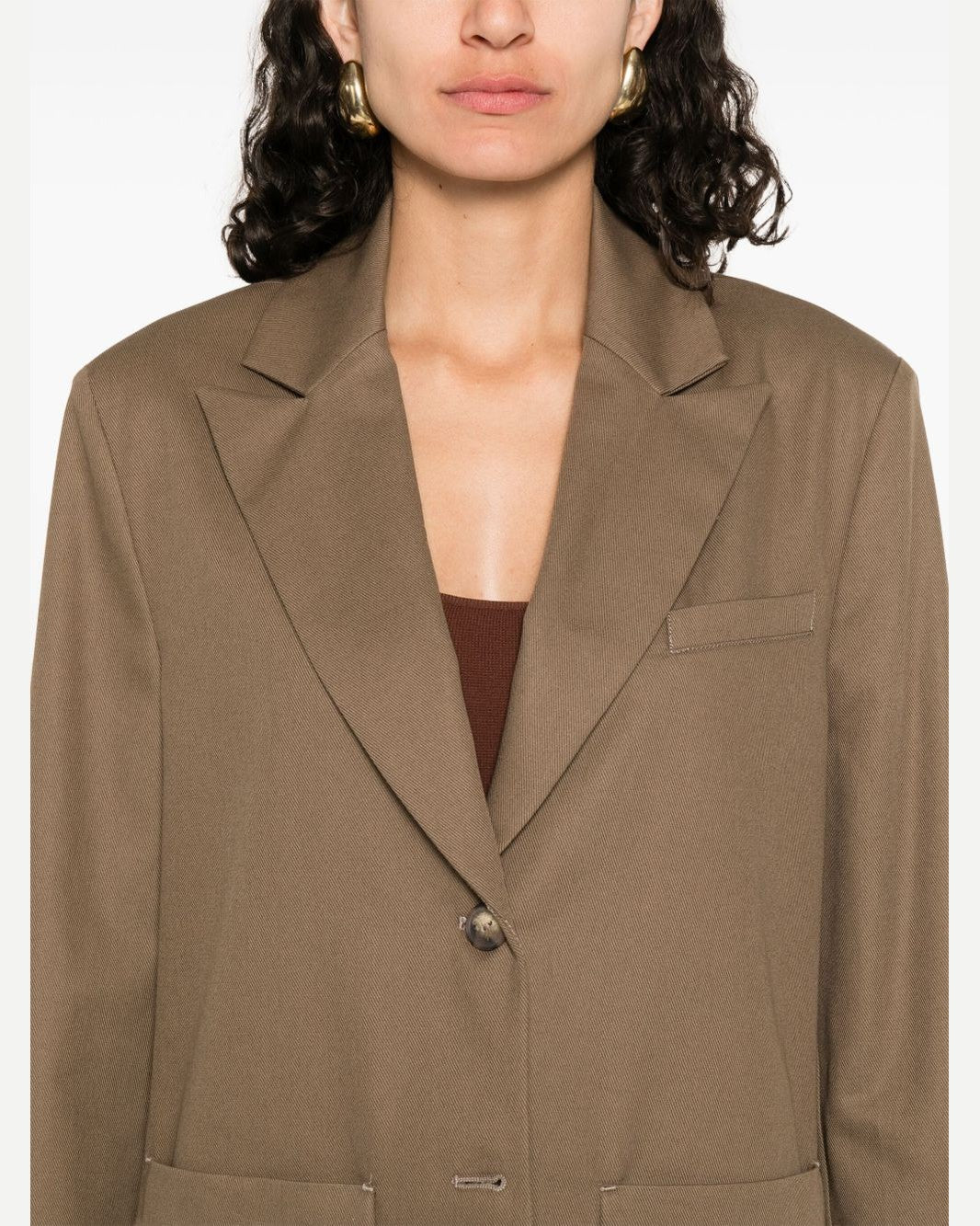 Emporio Armani Brown Jacket Glam Steals