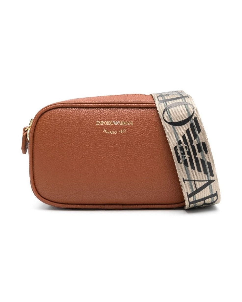 Emporio Armani Brown Leather Bag Glam Steals