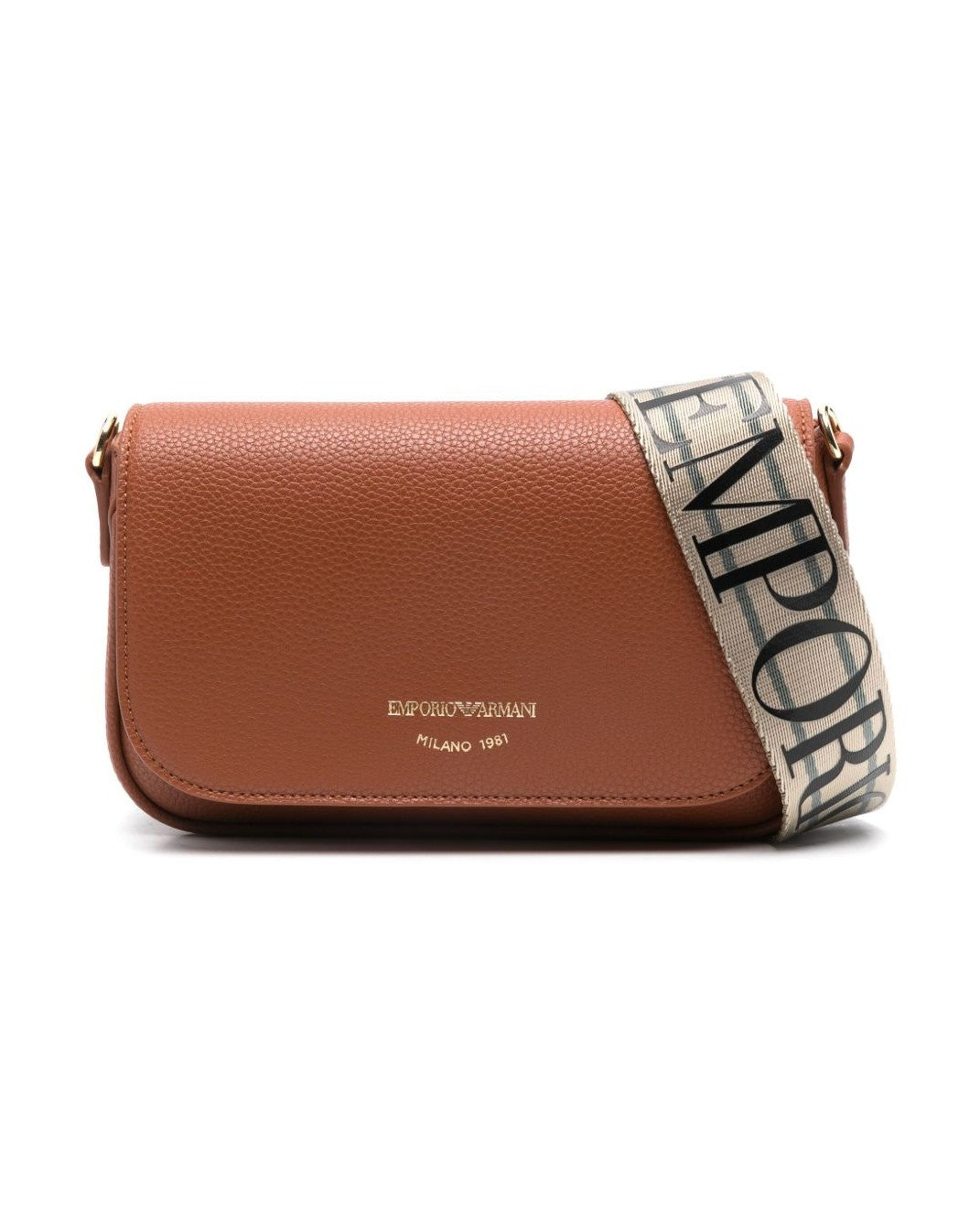 Emporio Armani Brown Leather Bag Glam Steals