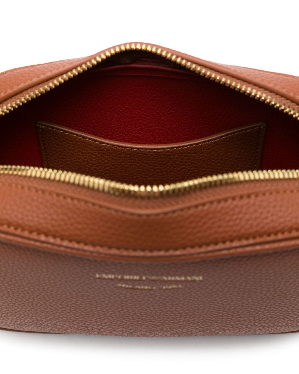 Emporio Armani Brown Leather Bag Glam Steals