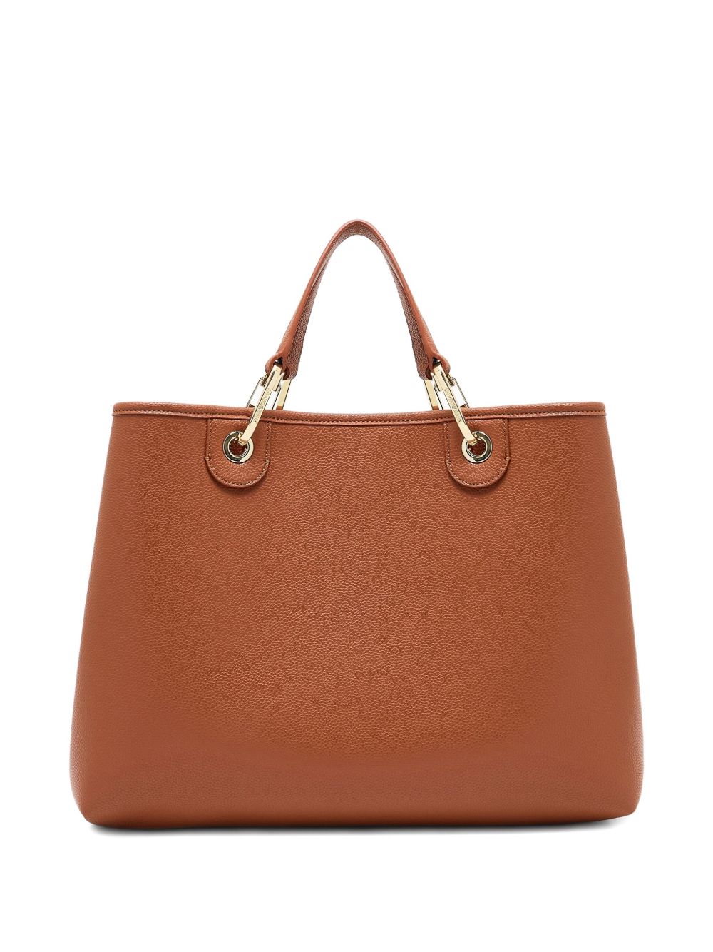 Emporio Armani Brown Leather Bag Glam Steals