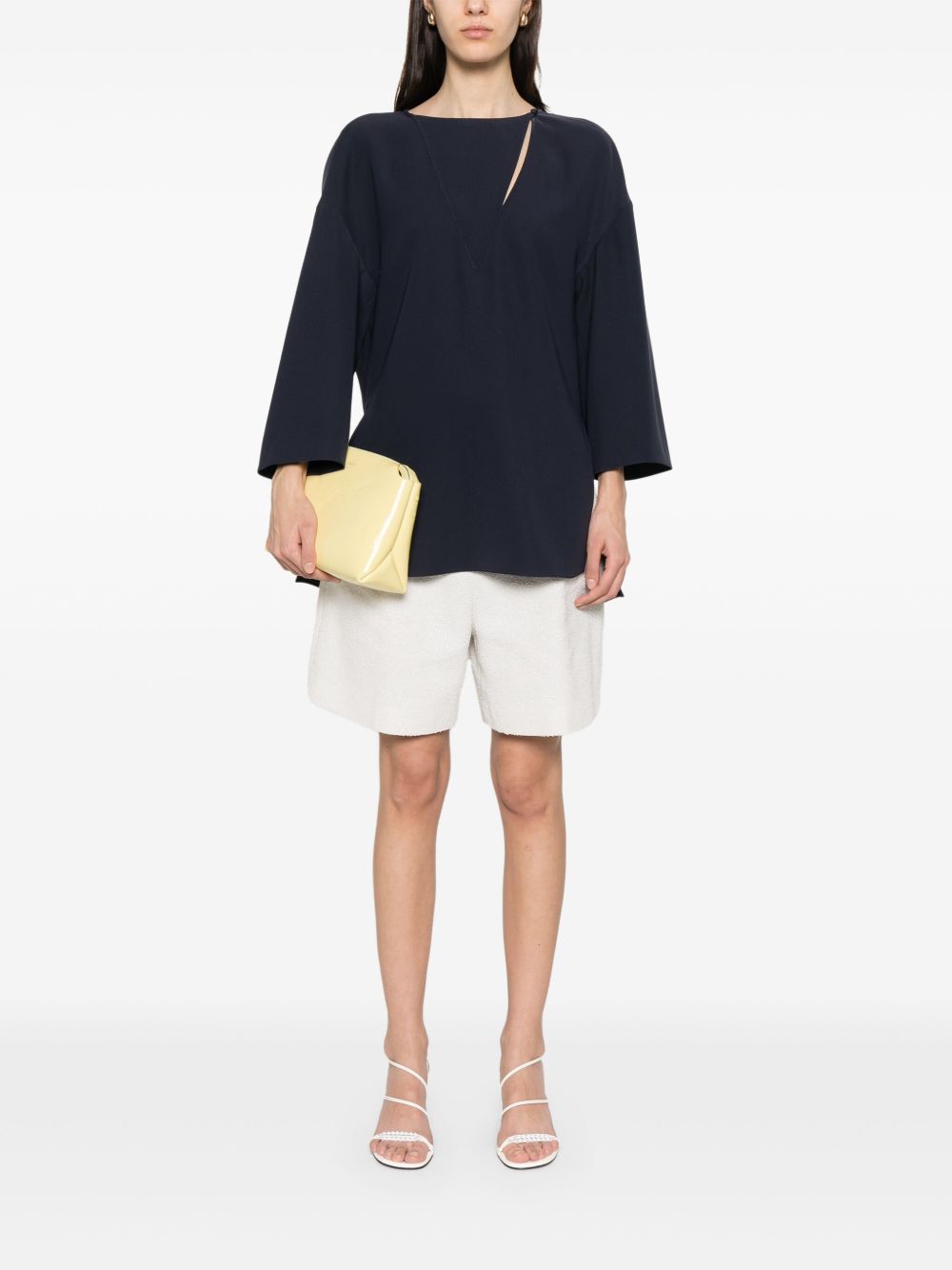 Emporio Armani Cady Blouse Glam Steals