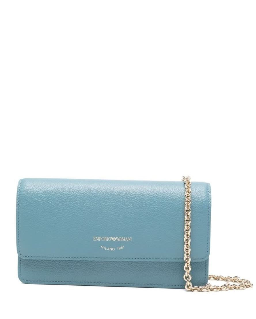 Emporio Armani Clear Blue Bag Clutches